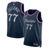 NBA Philadelphia 76ers Trikot VJ Edgecombe Nike 2025-26 City Edition Navy Swingman - Herren
